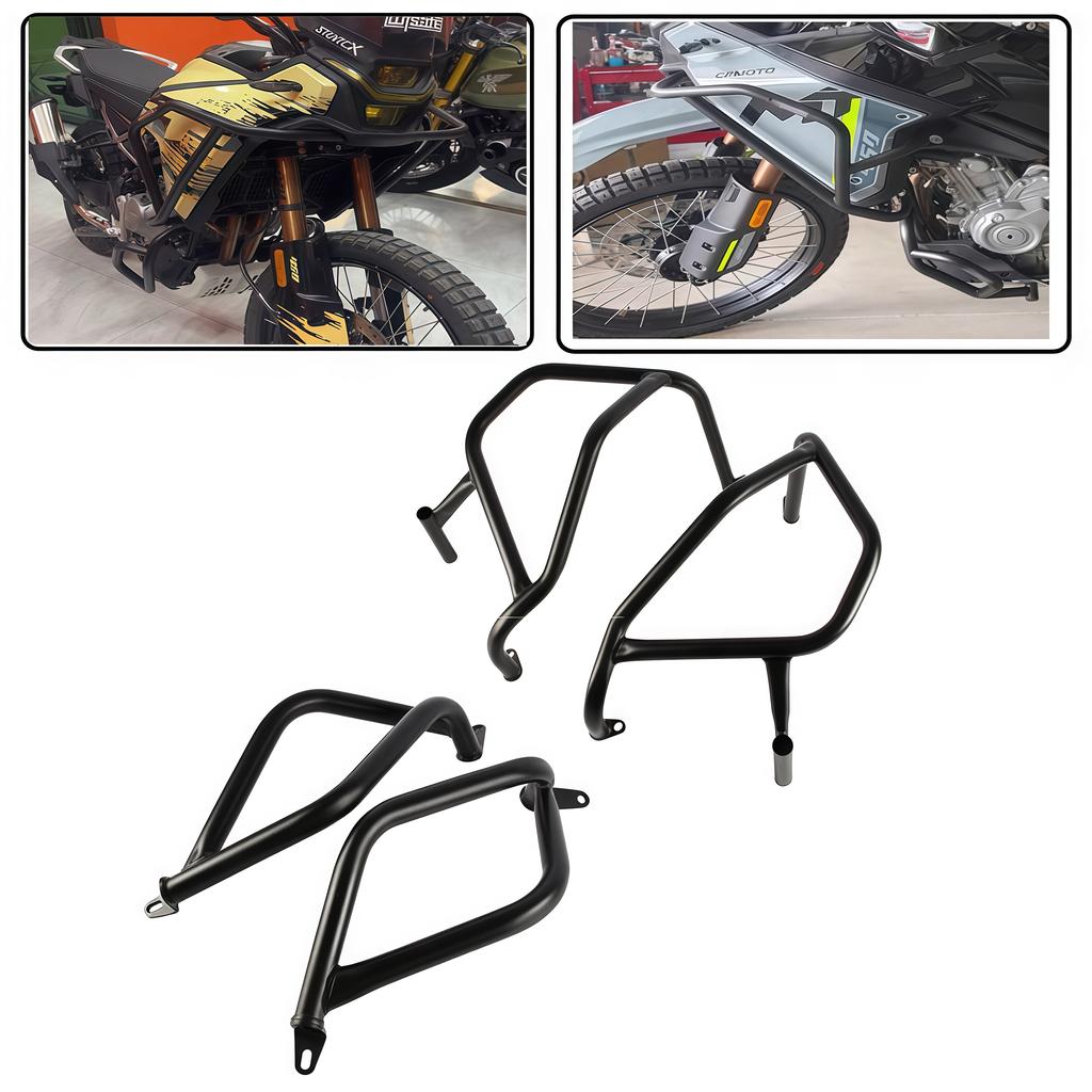 Motorcycle Engine Guard Highway Crash Bars Bumper Anti Drop Bar Tank Protector For CFMOTO 450 MT CF-MOTO 450MT 2024 Accessories