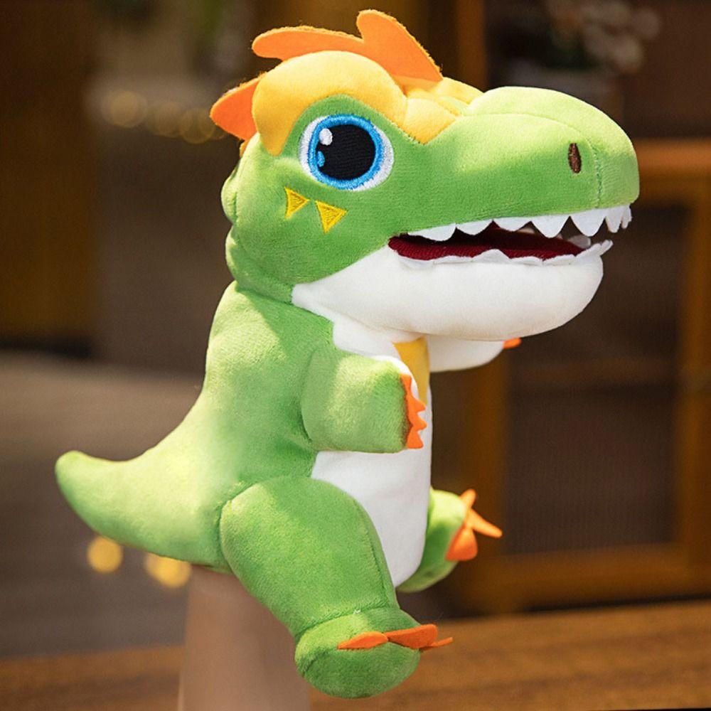 Storytelling Stuffed Plush Dinosaur Toys Plush Doll Hand Finger Story Puppet Story Time
