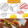 Taco Case Tong Kitchen Tool Gadget Frying Sturdy Cooking Press Stainless Steel for Friends