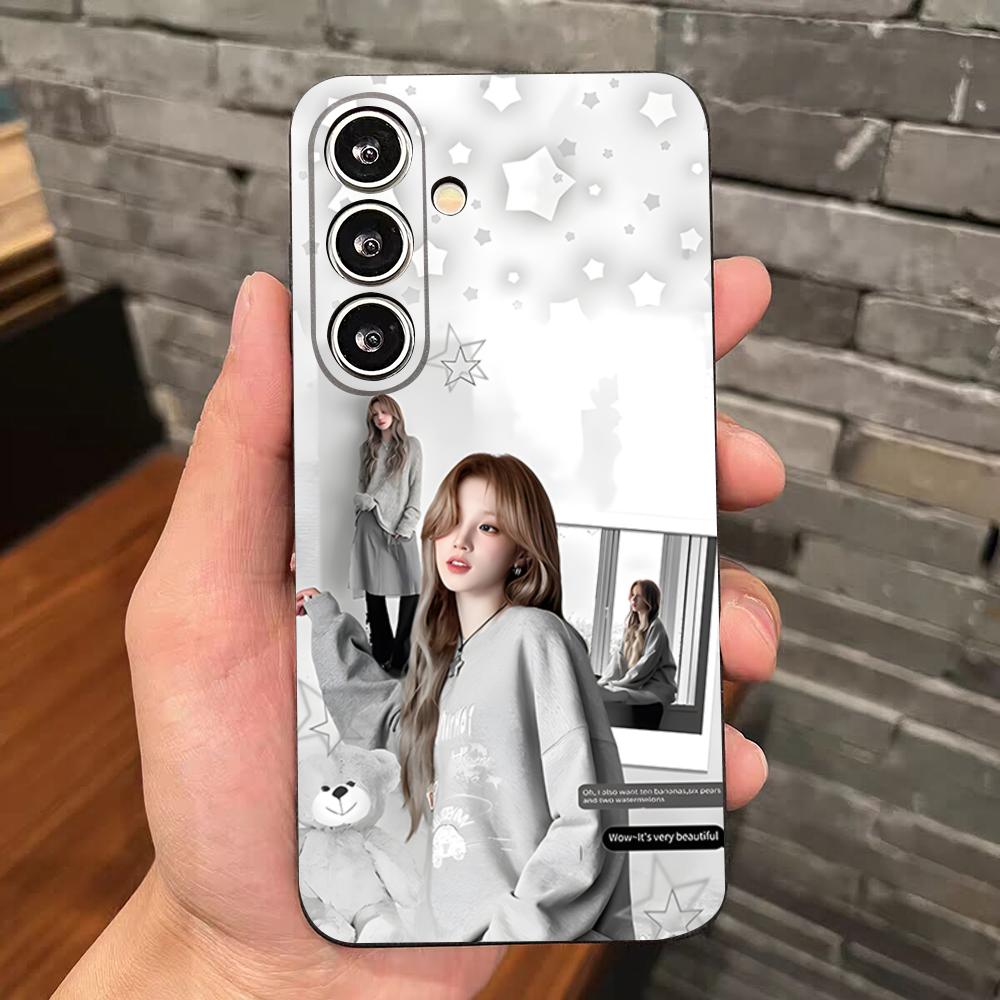 Чехол для телефона Singer S-Song Y-Yuqi для Samsung S26 S25 Edge S24 S23 S22 S21 S20 Ultra Plus Fe Galaxy Силиконовый чехол