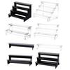 Desktop Ladder Display Stand Easy Assembly Acrylic Perfume Organizer Tier Options
