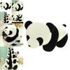 Adorable Panda Plush Toy Soft Cuddly Doll For Kids Creative Design In Various Sizes
