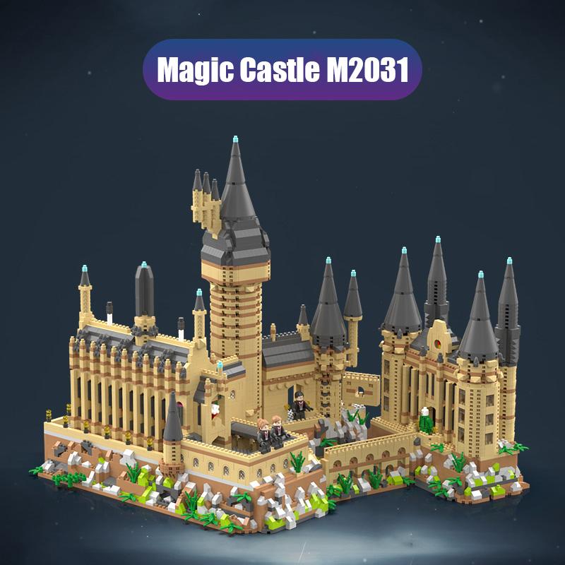 Large Size 5400Pcs Magical Castle Building Block Difficult Product Education Toys For Kids Birthday Gift
