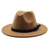 Men'S And Women'S Top Hats British Classic Jazz Hats Woolen Hats Big Eaves Hat Fashion Flat Hat Jz-012