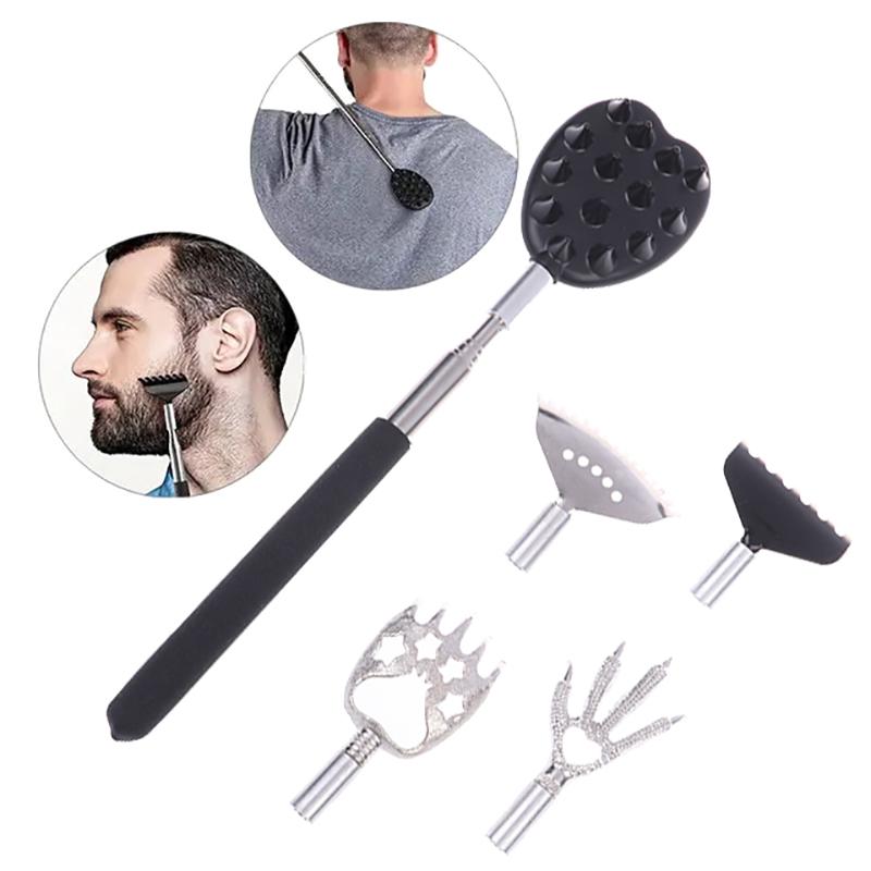 1pcs 2/5in1 Back Scratcher Telescopic Scratching Back Scratcher Massager Scraper Extendable Telescoping Itch Massage Relaxation