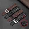 Для Hamilton Genuine Leather WatchBand Khaki H7060573 Cowhide Bracelet Receptive ...