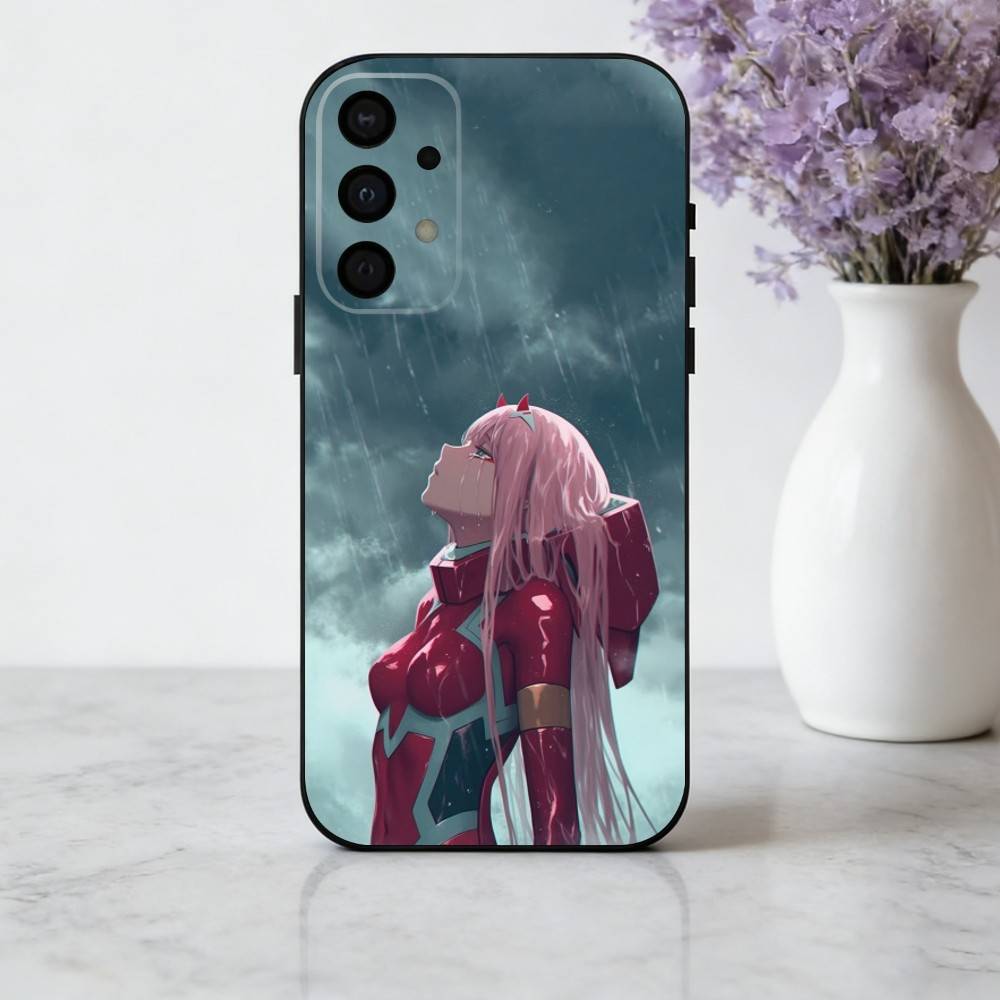 Чехол для телефона D-Darling in The F-Franxx Z-Zero Two для Samsung Galaxy A73,A72,A71,A70,A53,A52,A51, Мягкий силиконовый черный чехол
