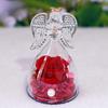 Little Angel Eternal Rose Glass Dome Ornament - Preserved Flower Gift for Christmas & Valentine's Day