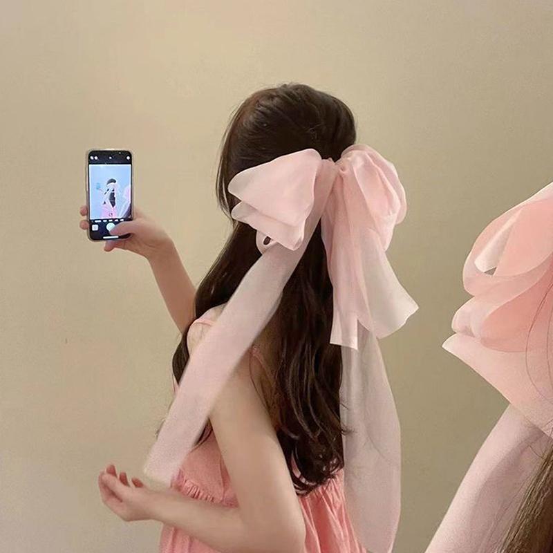 Заколка для волос с бантом в виде супер-феи, милая заколка для волос принцессы, высококачественный атмосферный головной убор, аксессуары для волос