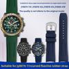 Для Citizen Skyhawk Второе поколение JY8074 JY8085 Модный механизм Каучуковый ремешок для часов 22 мм Мужской Изогнутый Устье Дуги Ремешок для часов