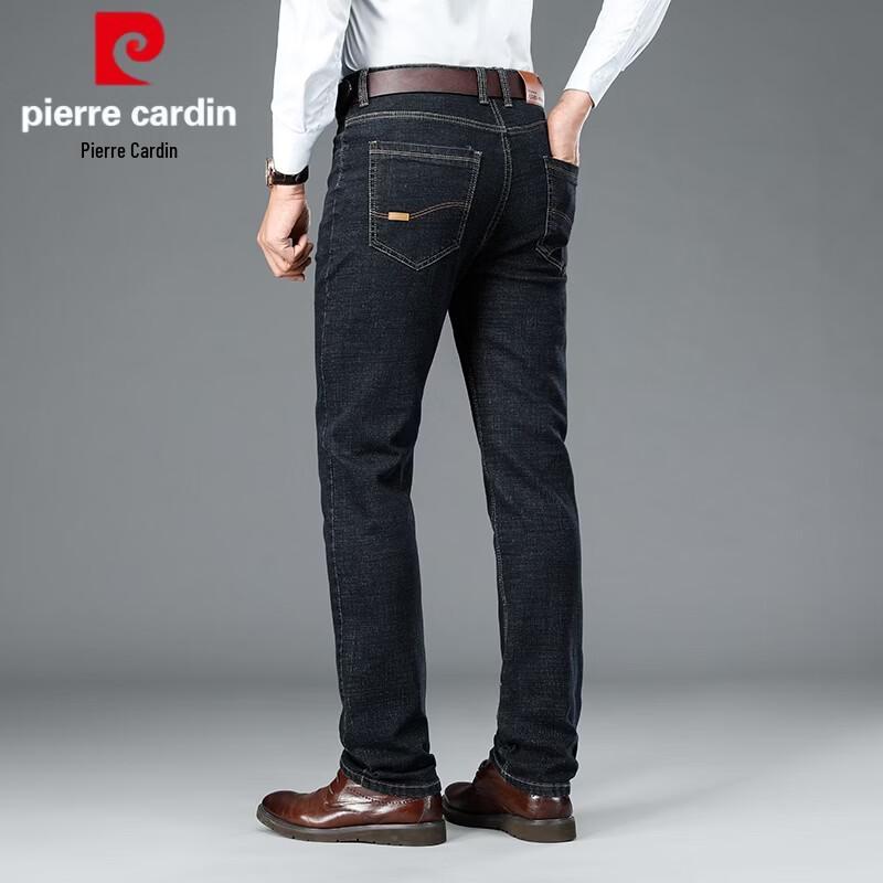 Pierre Cardin Мужские весенние прямые свободные эластичные джинсы