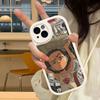 Cartoon The Boondocks Phone Case For IPhone 16 15 14 13 12 11 Pro Max Plus Leather Cover
