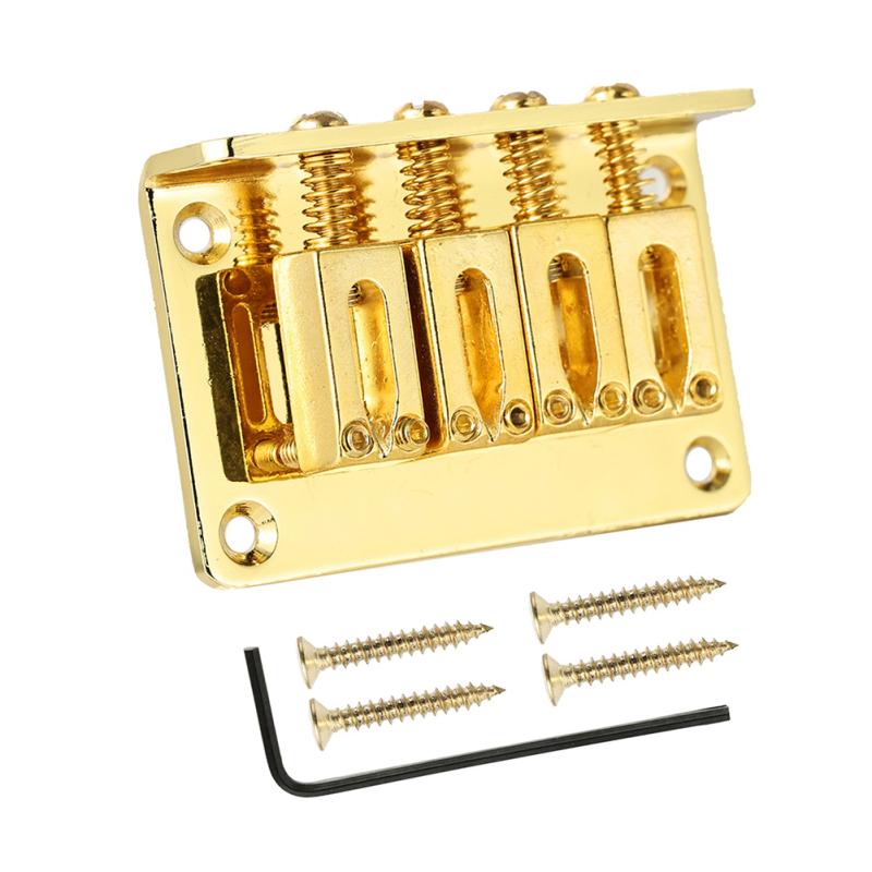 4-струнный бридж хардтейл для электрогитары, запчасти для замены, бридж со струнодержателем, совместимый с сигарой