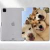 Чехол для iPad с держателем для стилуса для Air 4/5/6/7 - Креативный дизайн с рисунком щенка