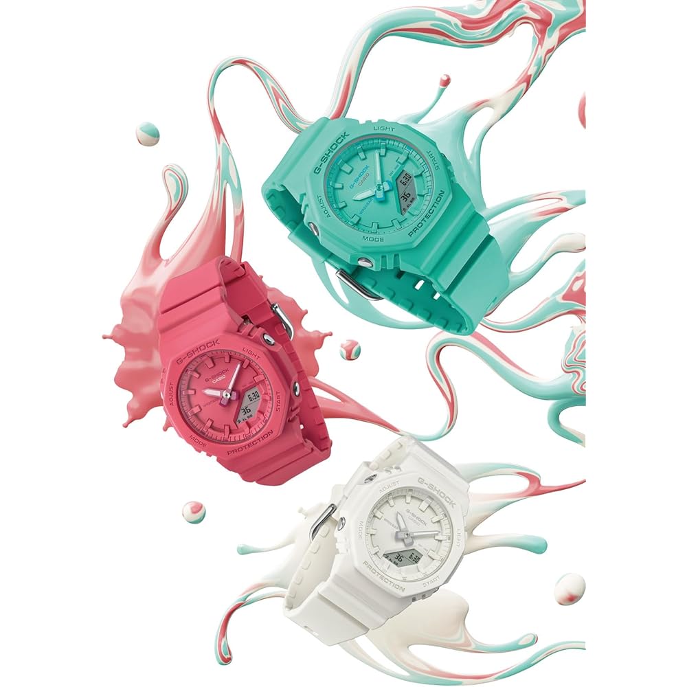 [Casio] G-Shock Watch [Domestic Genuine Product] Mid-size model, made with biomass plastic, GMA-P2100-7AJF, Women's, White