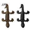 Resin Lizard Plant Accessory Gecko Pot Hugger, Realistic Climbing Figurine, Weatherproof Edge Indoor Hanging Ornament for Balcony Garden Vase