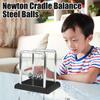 Newton's Cradle Physics Science Pendulum Desk Table Decor Metal Pendulum Ball Steel Balance Ball Newton Ball