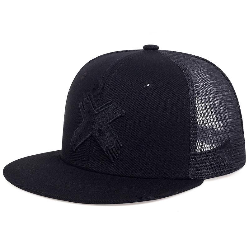 European and American Compton youth street dance flat-brim hat brim men's trendy street dance hip-hop hat is a hit hat