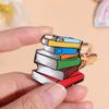 Wooden Pencil Rainbow Keychain English Letter Teacher Education Pendant  Female Lady Girl
