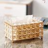 Shiny Cube Paper Towel Storage Box Sparkly Paper Dispenser  Living Room