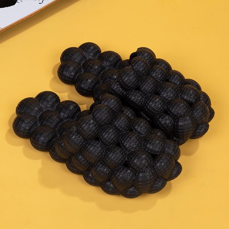 Summer Light Bubble Slides Women Flat Heels Massage Home Slippers Female Comfort Anti-Slip Designer Sandals Chaussure Femme