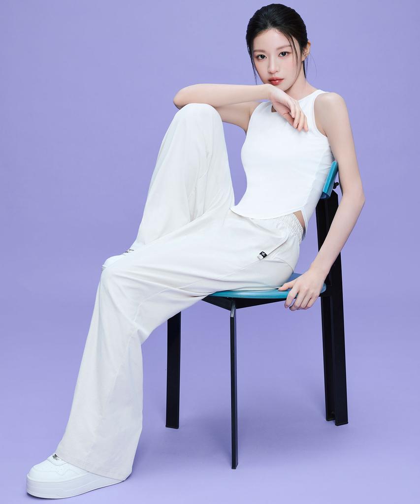 XEXYMIX [Set] Ice Scent Sleeveless & Comfort Tension Wide Pants Xfl2Te1015_Xfl1Pp1112