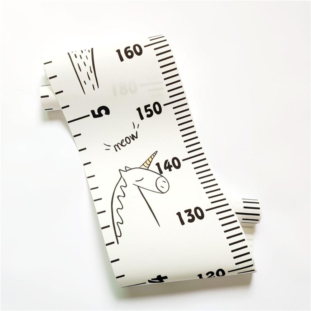 Ростомер детский настенный 2 м, съемный, ростовая линейка, мультяшный рисунок, ростомер