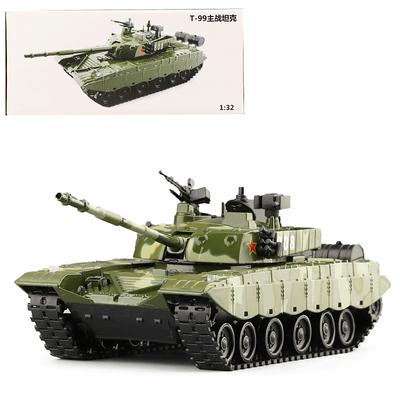 Масштаб 1/32, литой под давлением сплав T99, модель танка, моделирование, военные основные боевые танки, игрушки