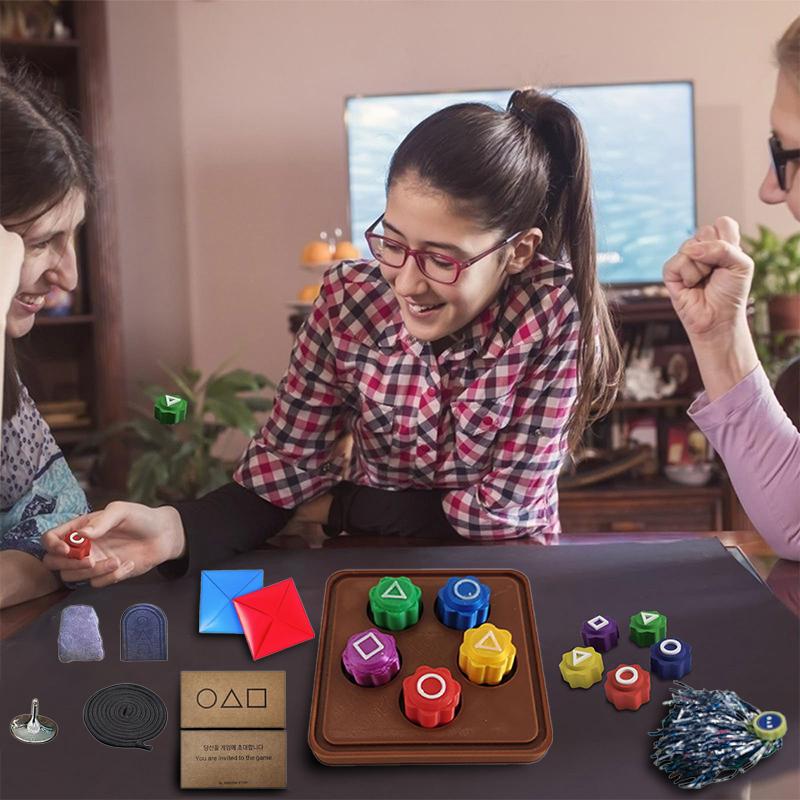 Набор корейских народных игр (Корейская традиционная игра)- Джеби Чаги, Гонги, Бисокчиги, Пэн-И, Ддакчи, игры для семейного путешествия