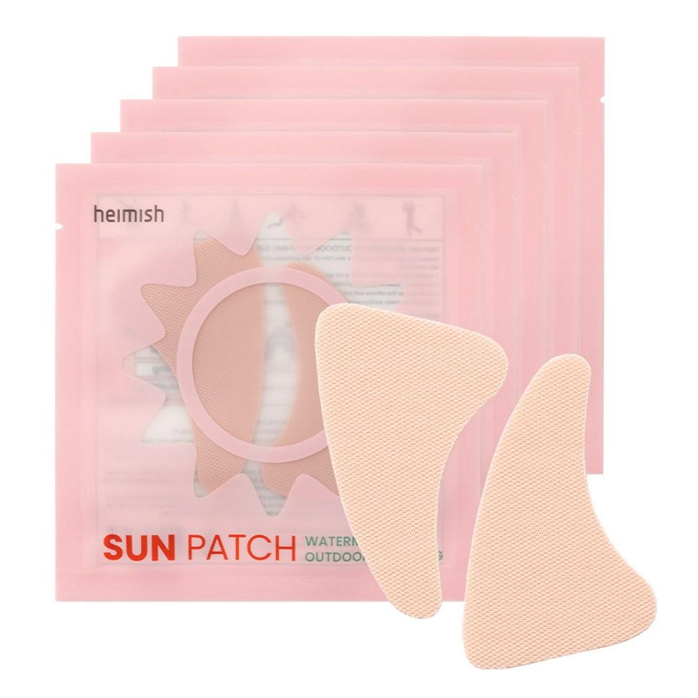 Успокаивающий солнцезащитный пластырь Heimish Watermelon Outdoor, 2 вида, набор из 5 шт., 1 комплект