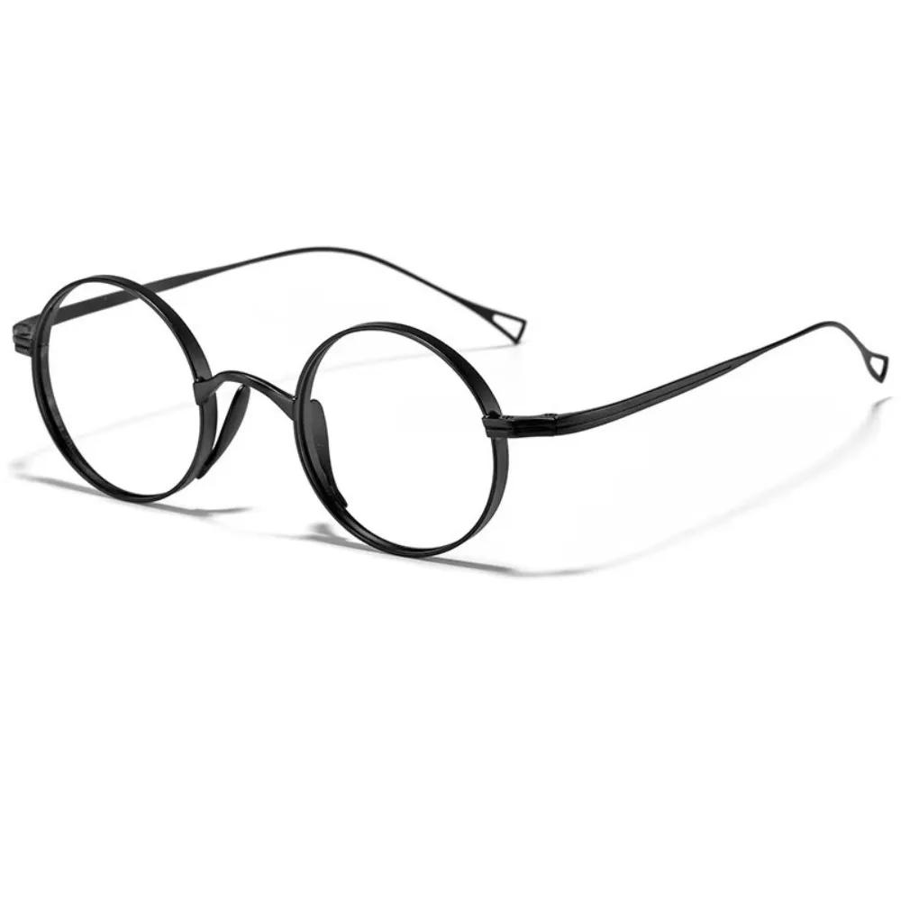 New Pure Glasses Frame Oval Shape Simple Design Eyeglasses Frames Retro Classic Eye Decoration
