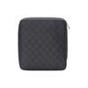 Gucci Double G Logo Zipper Canvas Storage Bag Medium Men Bags Black 726661-KGD0N-1000