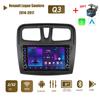 Android для Renault Logan Sandero 2014-2017 с кнопочной ручкой, автомобильный CarPlay, радио, видео, мультимедиа, GPS-плеер, 2 + 32 ГБ