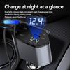 Car Charger Adaptor 120W Fast Charge USB Type C Fast Charger Cable with Retractable Cords Fit for iPhone 16/15/14/13/12 Samsung