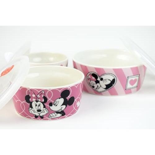 Maebata Disney Microwave Pack Set of 3, D-MF26, Mickey & Minnie Mouse, 50798