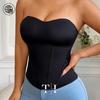 Cross-border European & American Sexy Off-Shoulder Fishbone Corset Slimming Vest