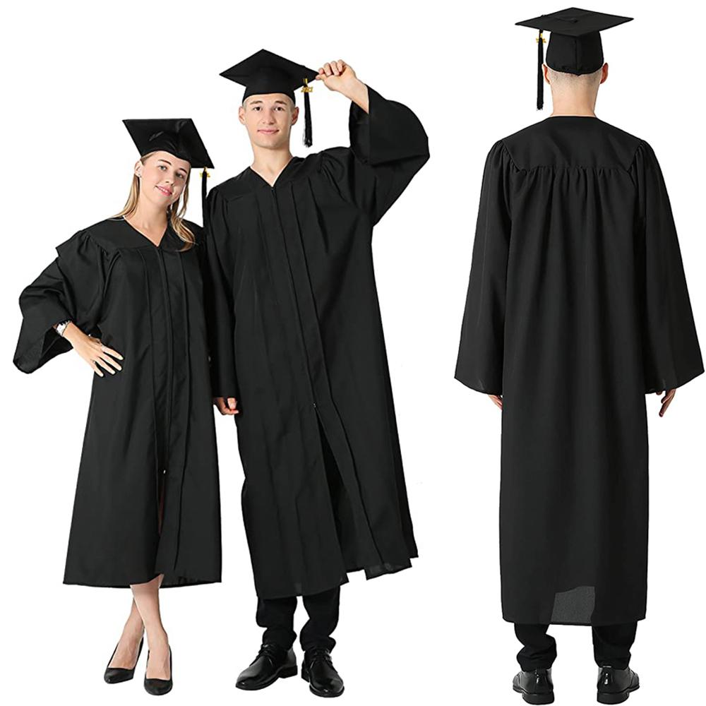 Университет Grad 2023 Счастливая Graduation Блестящий Съемная Кисточка Комплект Мантии для Выпускника Квадратная Шапочка