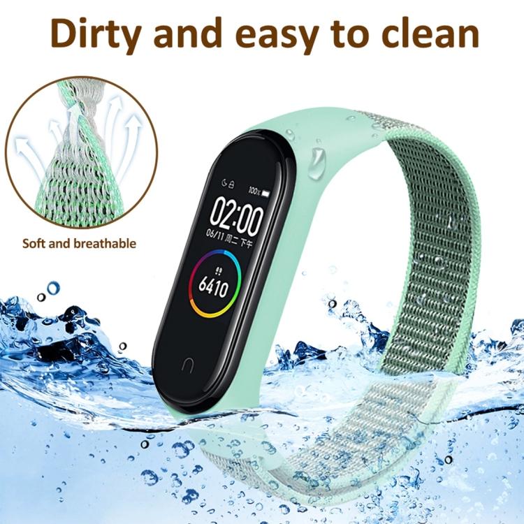Умные часы Нейлоновый плетеный ремешок для Xiaomi Mi Band 3 / 4