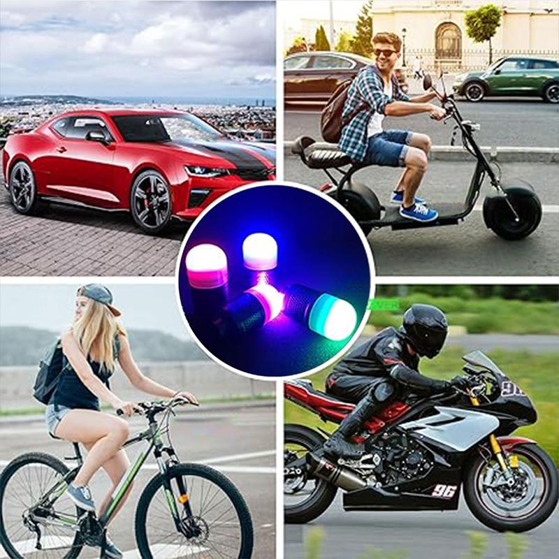 SEAMETAL 2 шт. Автомобильный Авто Колесо Шина Шина Свет Лампа Ступицы Светодиодная Подсветка Ножка Воздушного Клапана