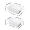 Clear Plastic Refrigerator Food Storage Box Container Fridge Drawer Shelf Household Kitchen Pantry Organizer Box