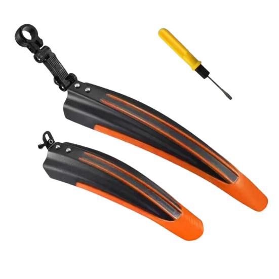 2 шт. Крылья для велосипеда Регулируемые передние и задние крылья Универсальные брызговики для велосипеда Аксессуары для горного шоссейного велосипеда