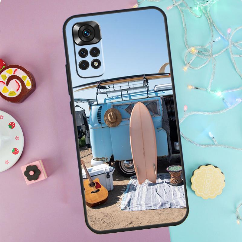Surfing Wave Case For Xiaomi Redmi Note 14 13 9 10 11 12 Pro 9S 10S 11S 12S Redmi 13C 10C 12C 14C Cover