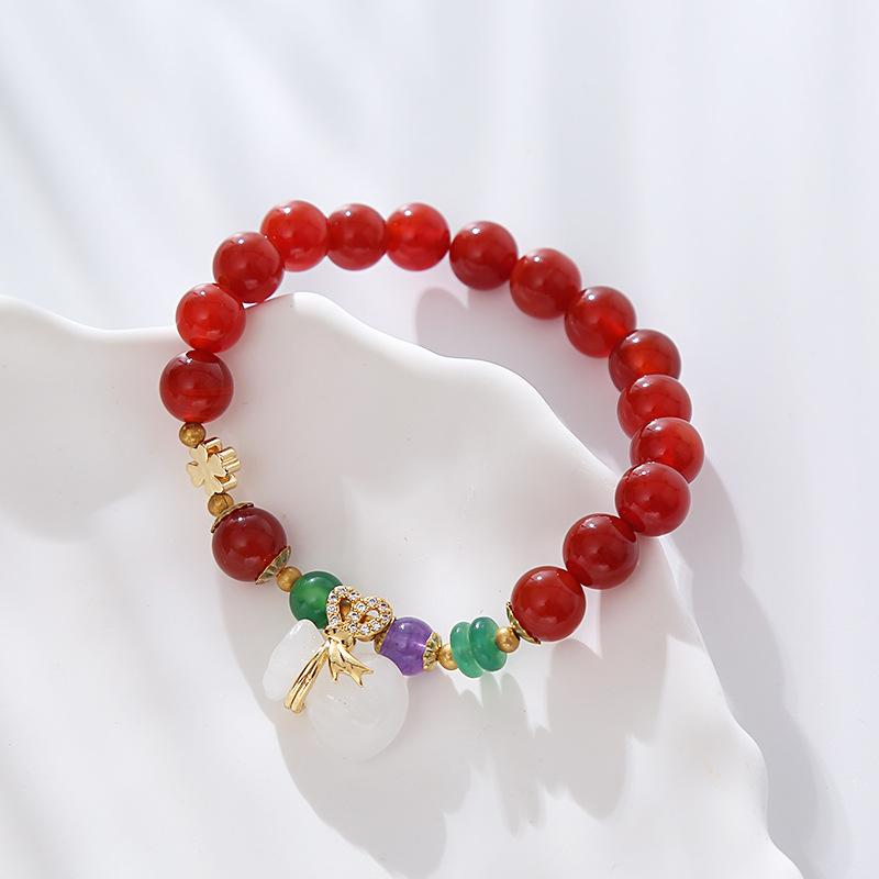 Agate Bracelet Fashion Women Daily Jewelry Lucky Gift