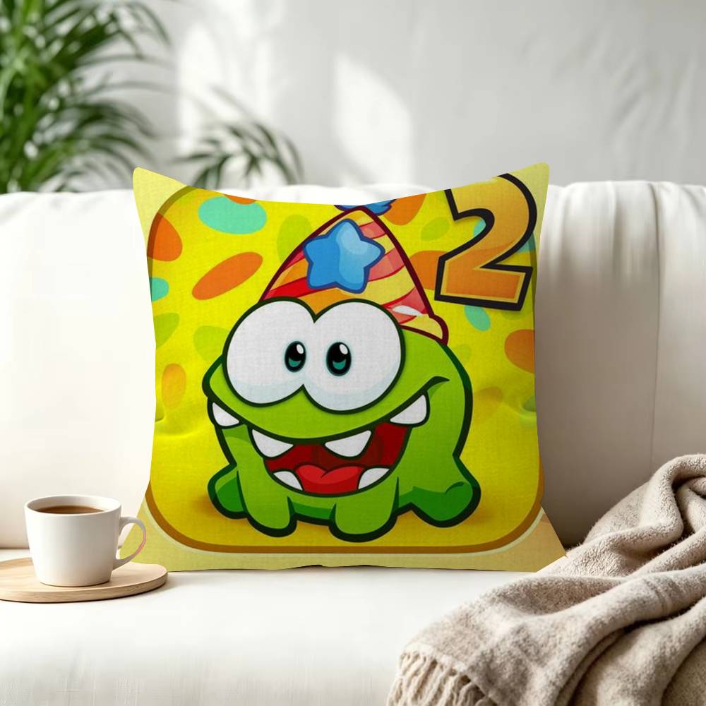 Аниме ooOm fun Nom Stories Стильная декоративная наволочка (наполнитель не входит в комплект) дизайн с имитацией вышивки