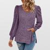 Womens Long Sleeve Work Shirts Lace Tops Fall Fashion Lightweight Sweaters Business Casual Blouses