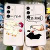 Мультяшный чехол-утка для Samsung Galaxy A57 A26 A24 A56 A25 A51 A34 A35 A52 A36 A37 A55 A54 A15 A52 A17 A14 A16 Чехол для телефона A23 A31