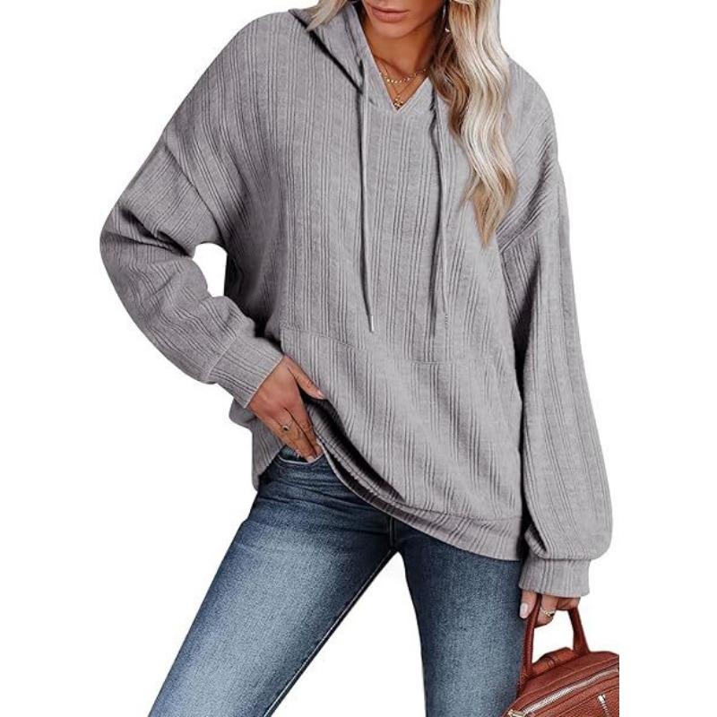 Autumn Winter Loose Pullover Hooded Women's Top Casual Pocket Long Sleeved Hoodies & Sweatshirts Women’s