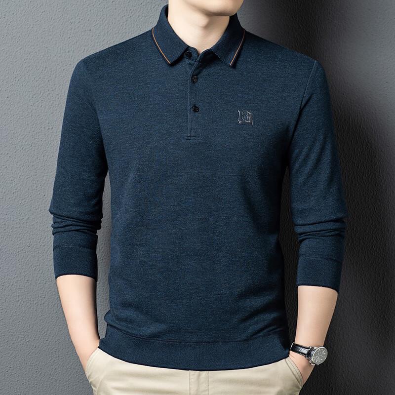 Yiliteng Men's Polo Neck Knit Sweater YTMTST6709