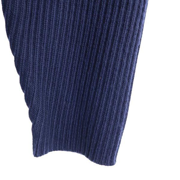 Neil Barrett Свитер с длинным рукавом и круглым вырезом M Темно-синий трикотаж Мужской Б/у