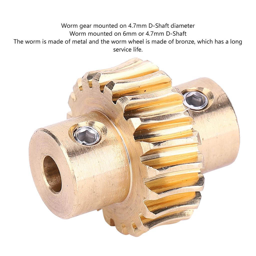 Industrial Robot 10:1 Worm Wheel Bronze Worm Gear Metal Worm Set Industrial Robot Parts